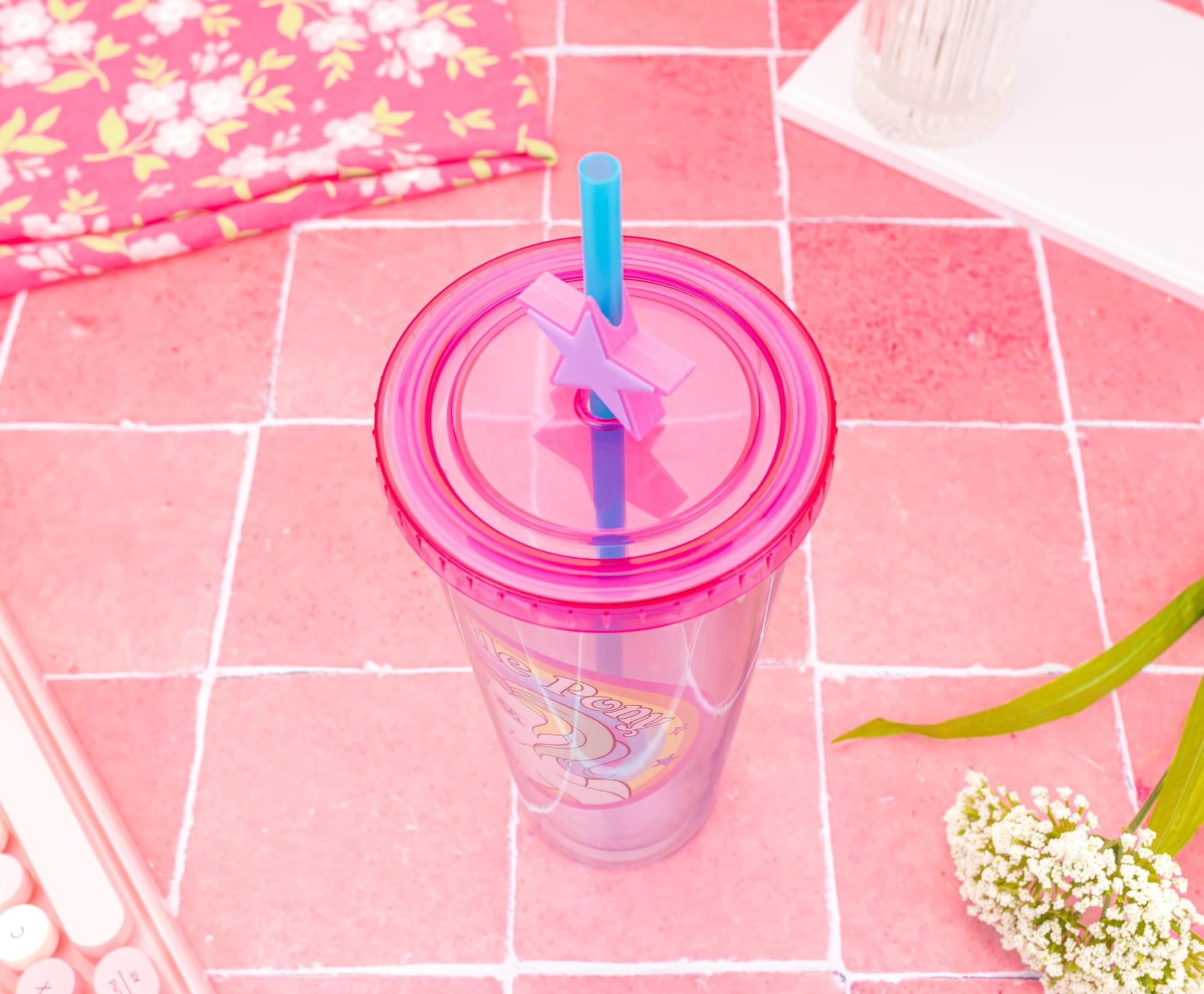My Little Pony Starshine 24-Ounce Carnival Cup With Lid and Straw Topper Charm