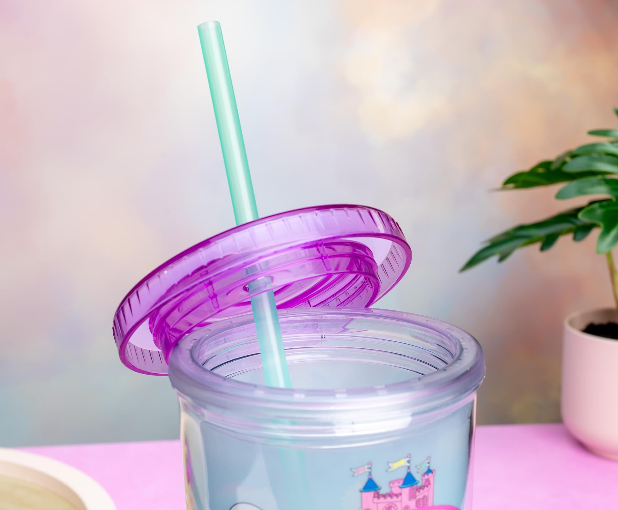 My Little Pony Dream Castle 20-Ounce Carnival Cup With Lid and Straw