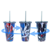 Marvel Spider-Man Vs. Venom Carnival Cup With Lid and Straw | Holds 20 Ounces