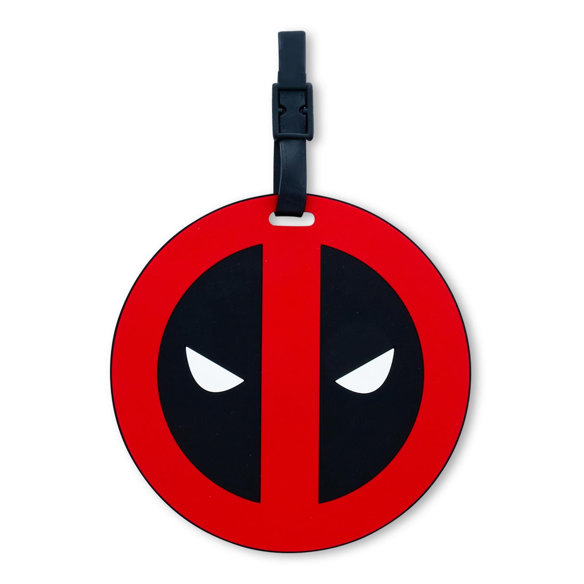 Marvel Deadpool Logo Luggage Tag & Suitcase Label | Free Shipping
