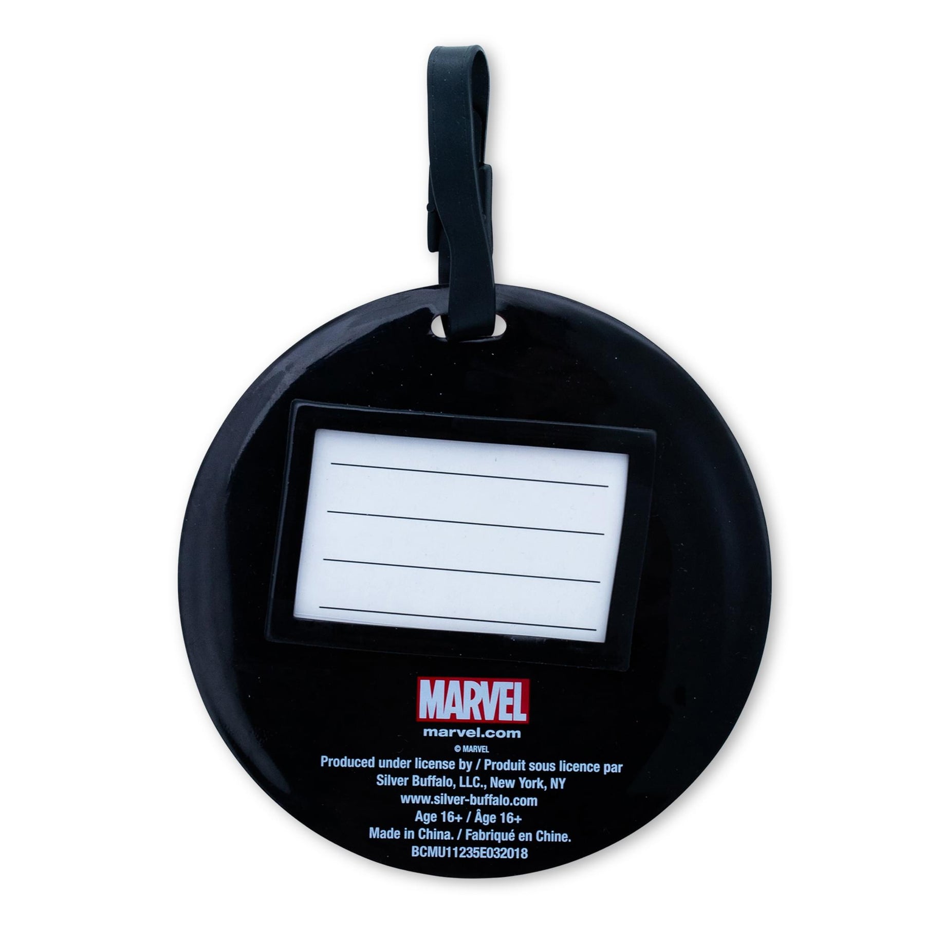 Marvel Comics Deadpool Logo Travel Luggage Tag With Suitcase ID Card Label