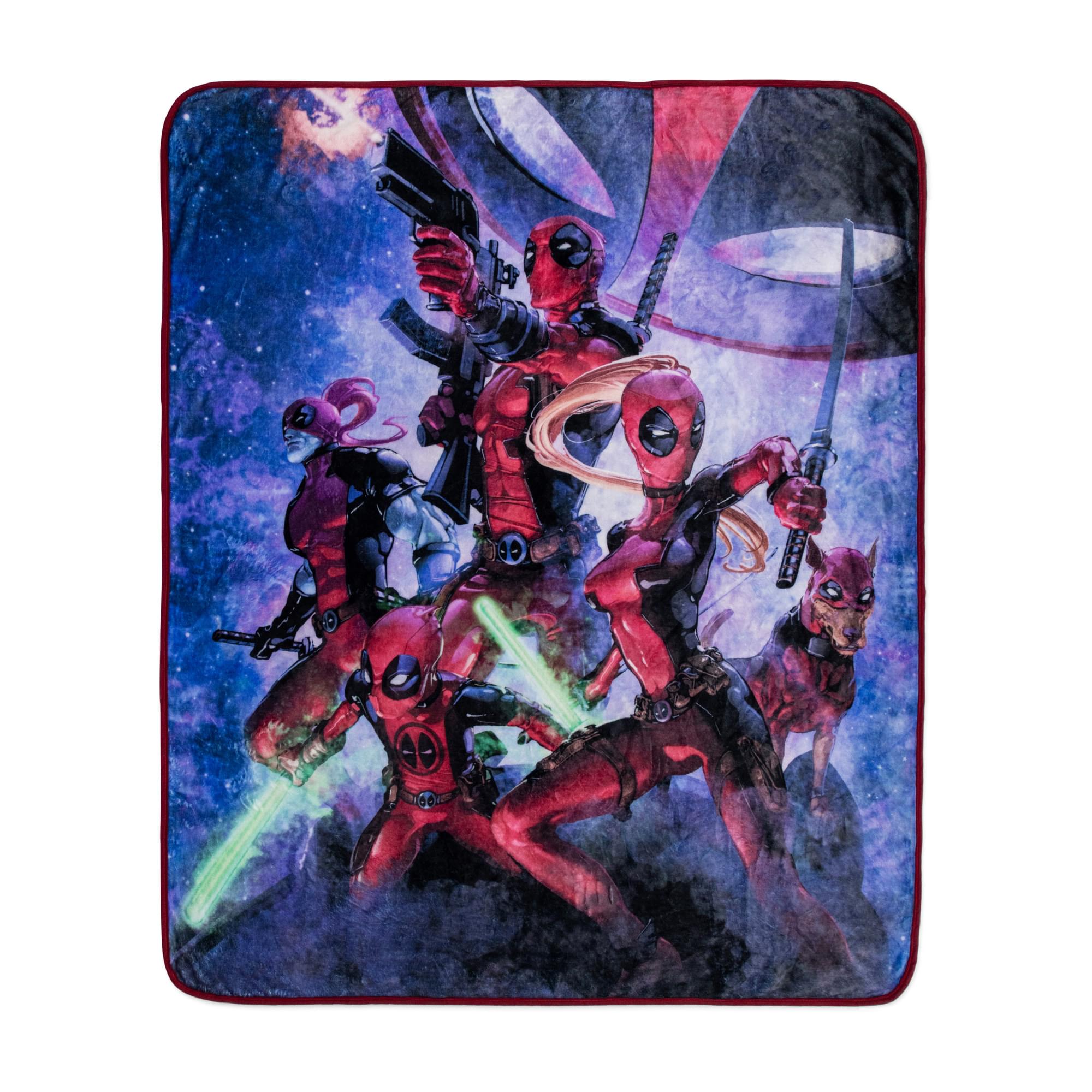 Marvel Deadpool Family Throw Blanket | Free Shipping