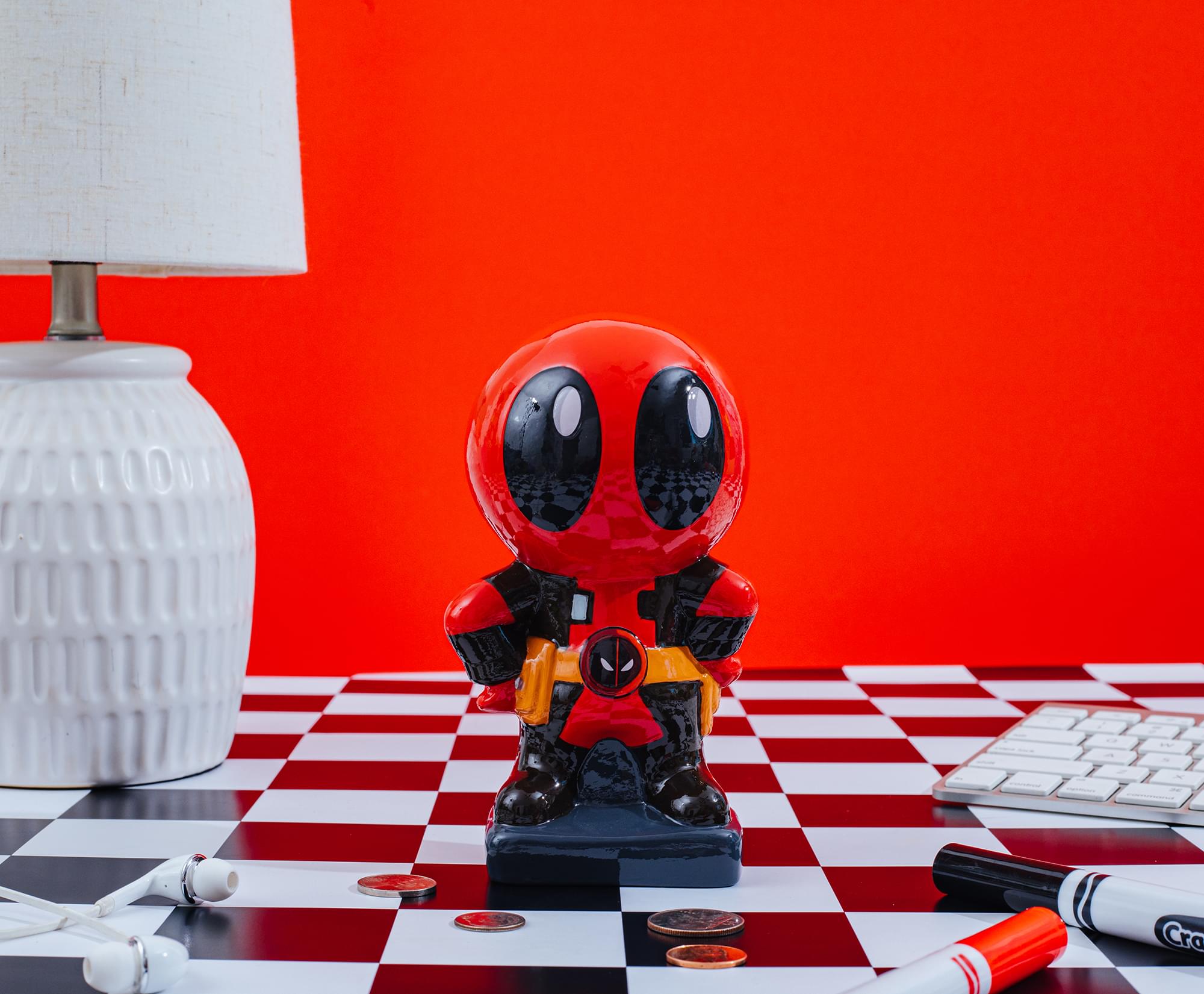 Marvel Deadpool Chibi 9-Inch Ceramic Money Bank