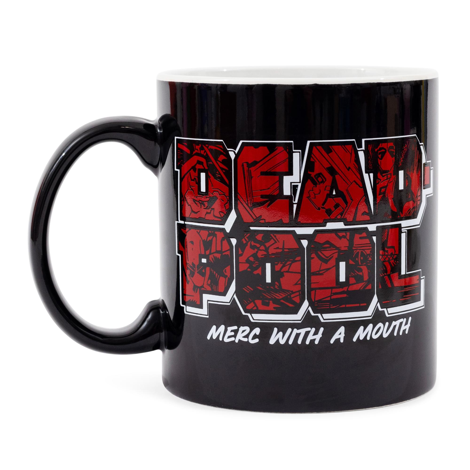 Marvel Comics Deadpool Merc With A Mouth Ceramic Mug | Holds 20 Ounces