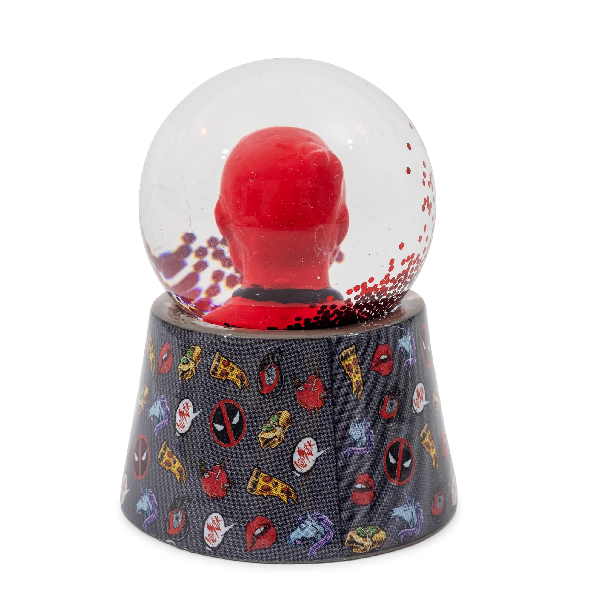 Marvel Deadpool 3-Inch Mini Light-Up Snow Globe