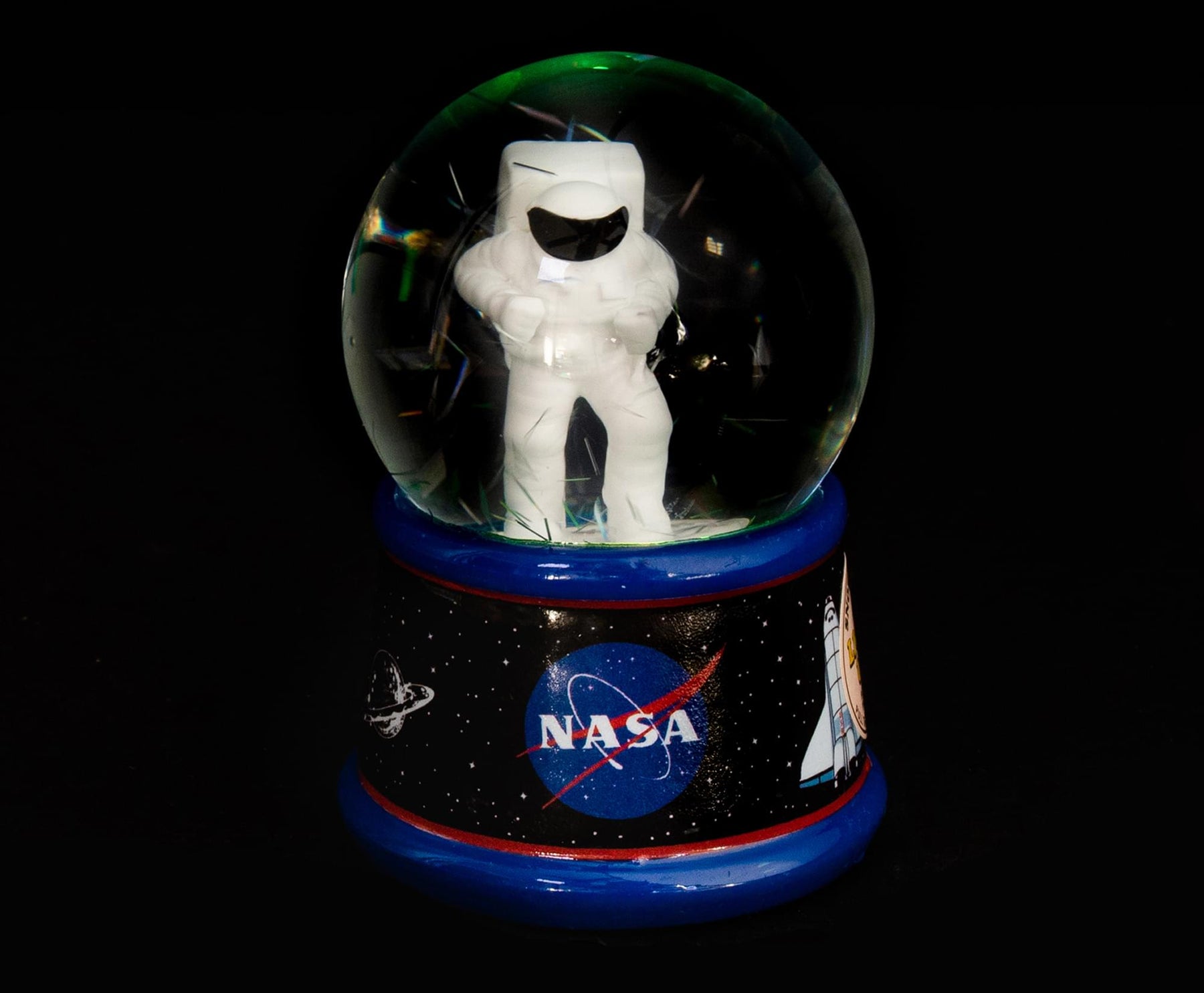 NASA Astronaut Light-Up Mini Snow Globe | 2 Inches Tall