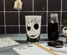 Disney Nightmare Before Christmas Jack with Bones Ceramic Travel Mug | 10 Ounces