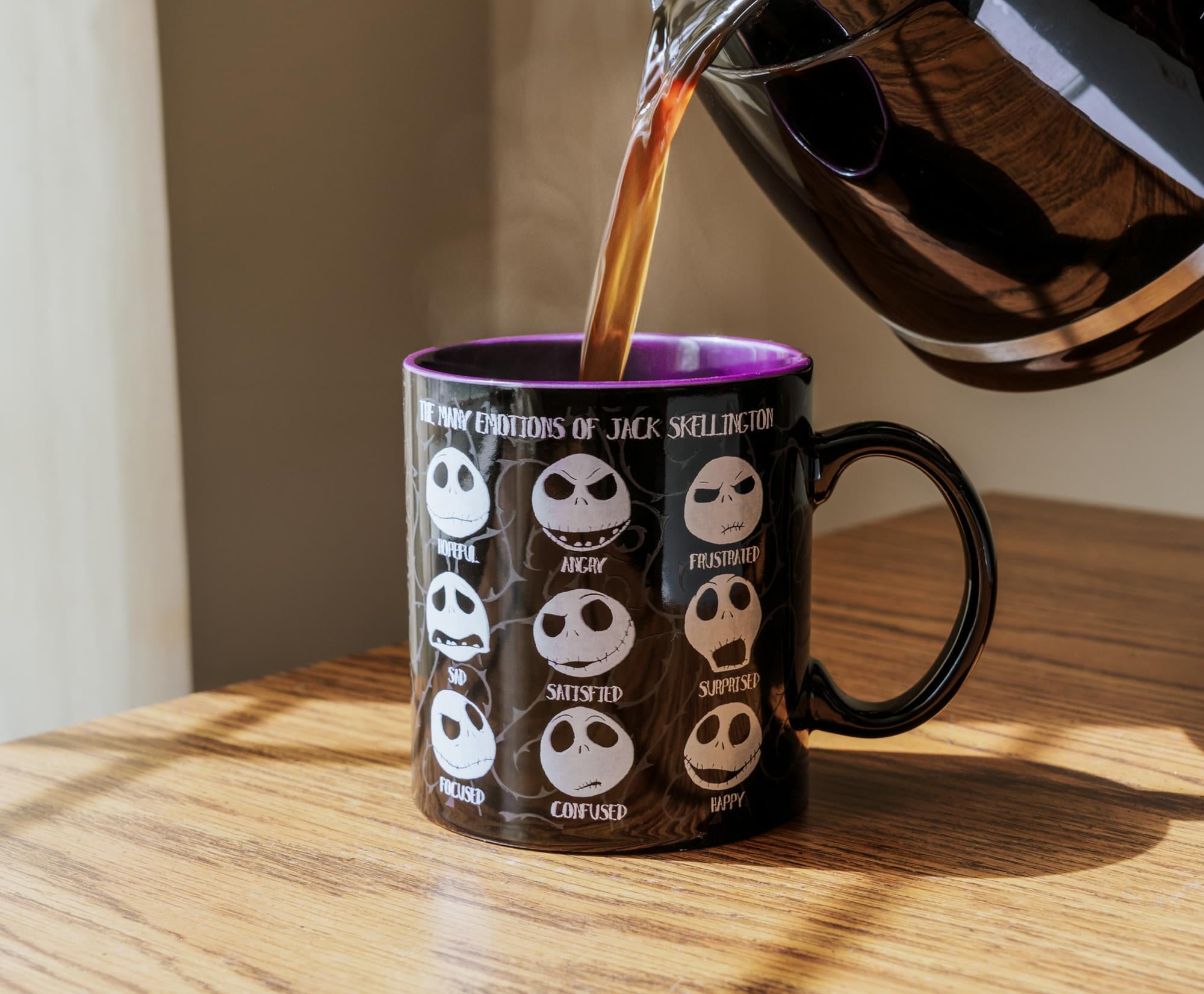 Disney The Nightmare Before Christmas Jack Emotions 20-Ounce Ceramic Mug