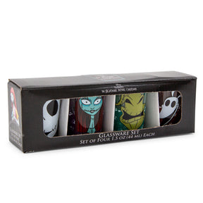 Disney The Nightmare Before Christmas 2-Ounce Mini Shot Glasses | Set of 4