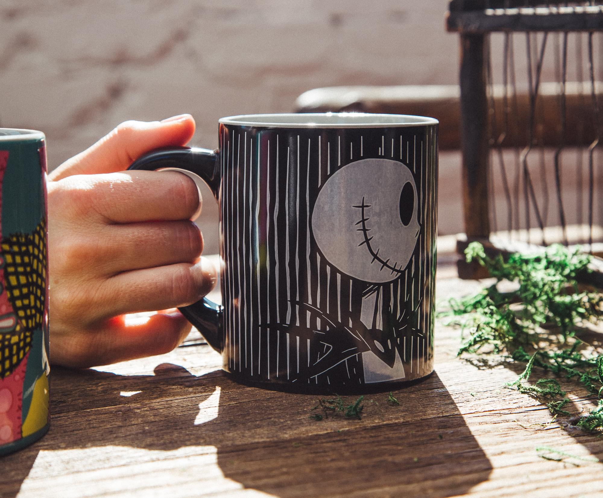 Disney Nightmare Before Christmas Jack and Sally "Meant To Be" Ceramic Mug Set