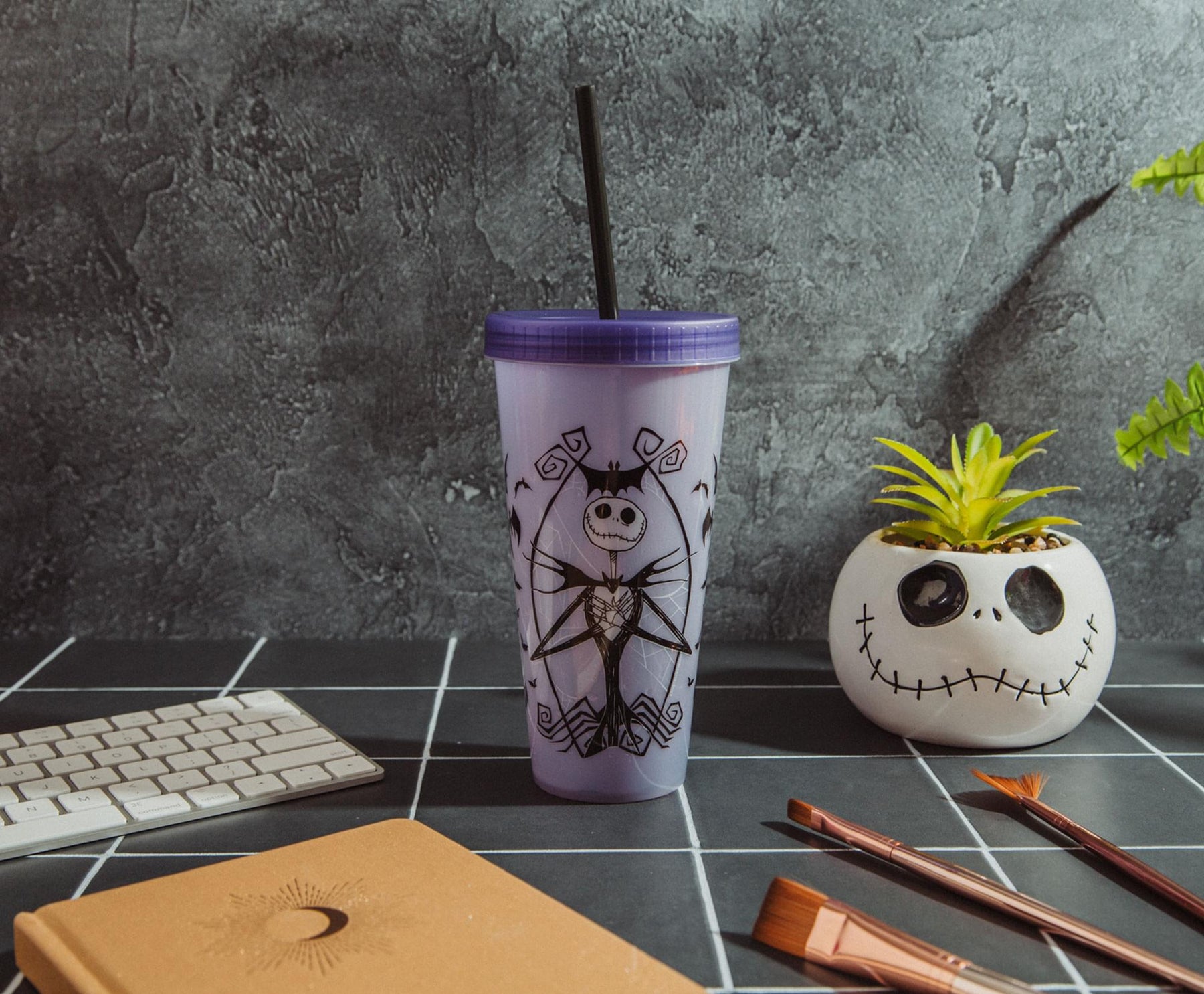 Disney The Nightmare Before Christmas Jack Color-Changing Plastic Tumbler
