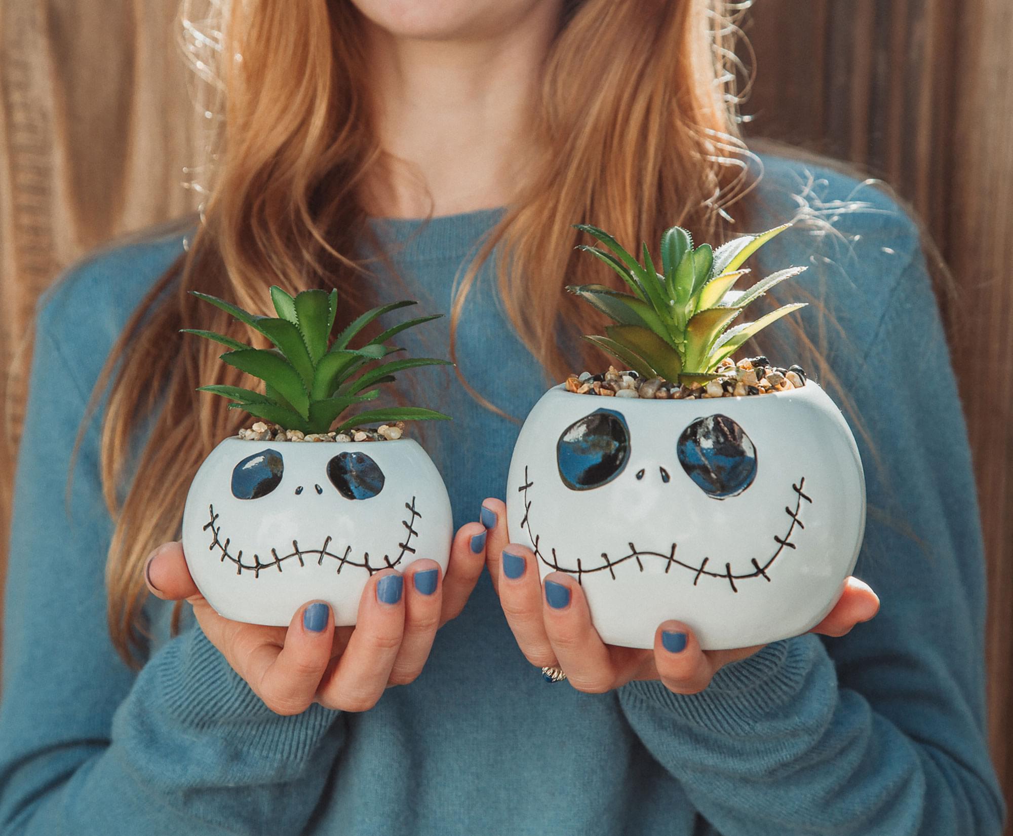 Disney The Nightmare Before Christmas Jack Skellington Ceramic Mini Planter