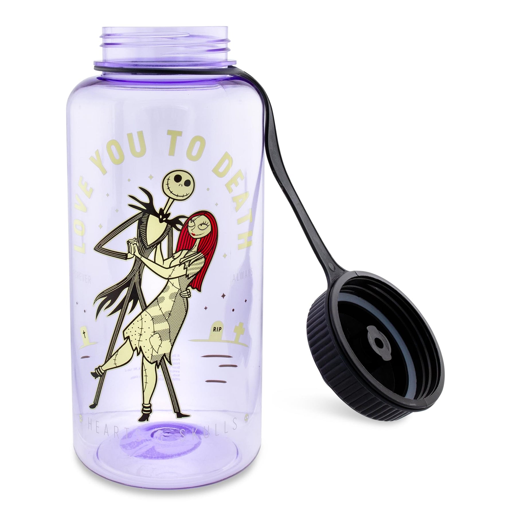 Disney The Nightmare Before Christmas "Love You To Death" 34-Ounce Water Bottle