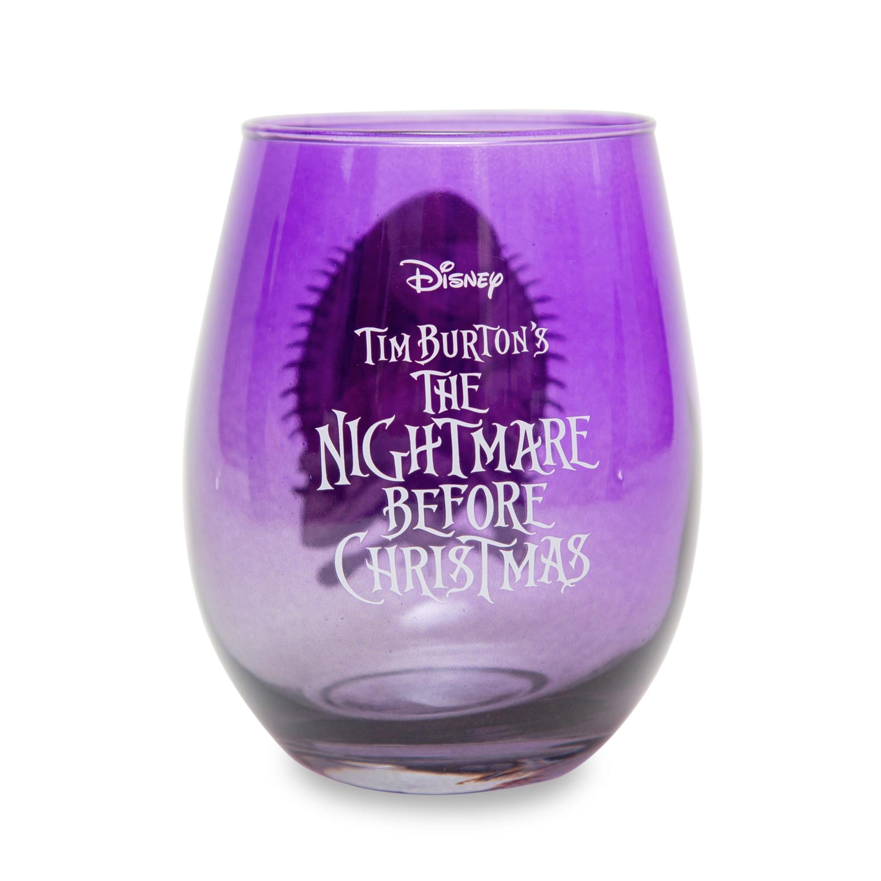 Disney The Nightmare Before Christmas Sally Purple Stemless Wine Glass