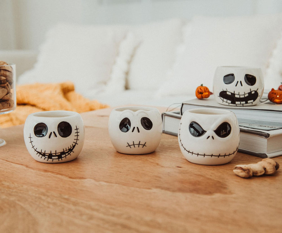 Disney The Nightmare Before Christmas Jack Faces Ceramic Mini Mug Set