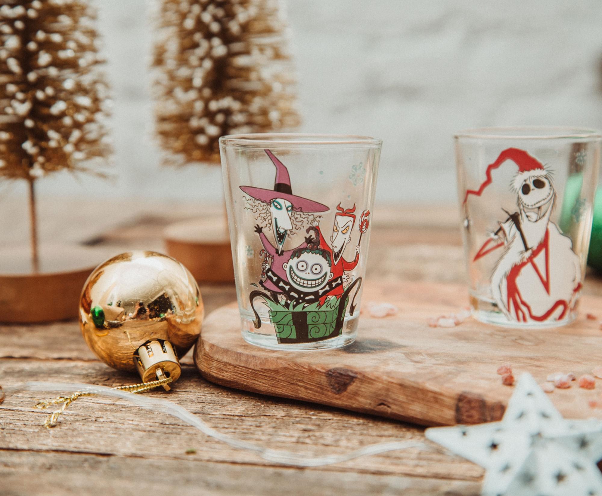 Disney Nightmare Before Christmas Ghostly Greetings Mini Shot Glasses | Set of 4