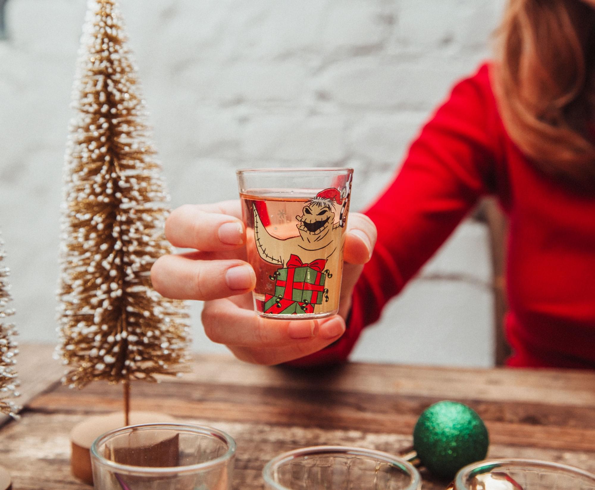Disney Nightmare Before Christmas Ghostly Greetings Mini Shot Glasses | Set of 4