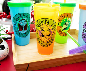 Disney The Nightmare Before Christmas Color-Changing Plastic Tumblers | Set of 4