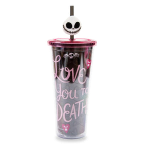 Disney The Nightmare Before Christmas "Misfit" Carnival Cup with Lid and Straw