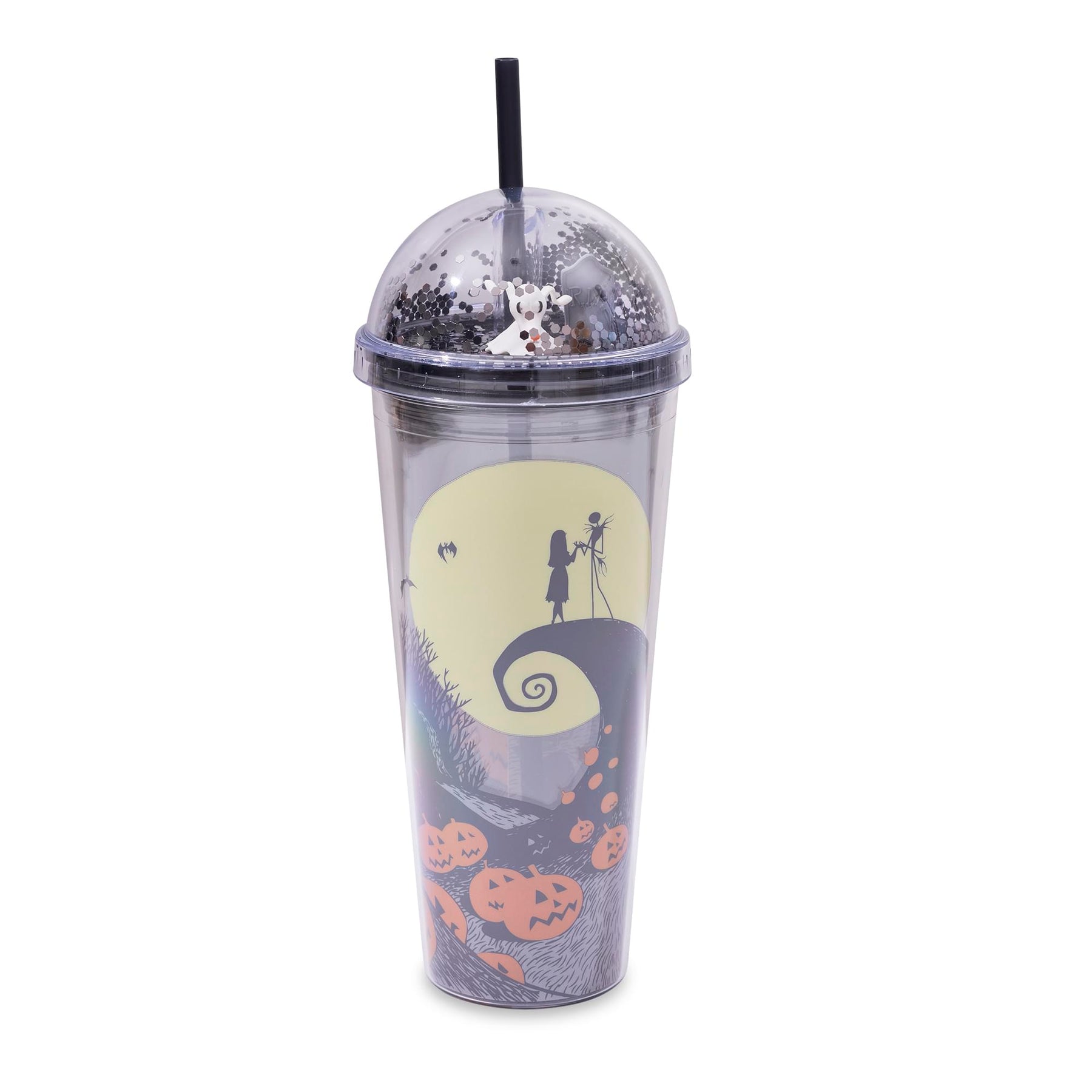 Disney The Nightmare Before Christmas Zero 24-Ounce Carnival Cup With Straw