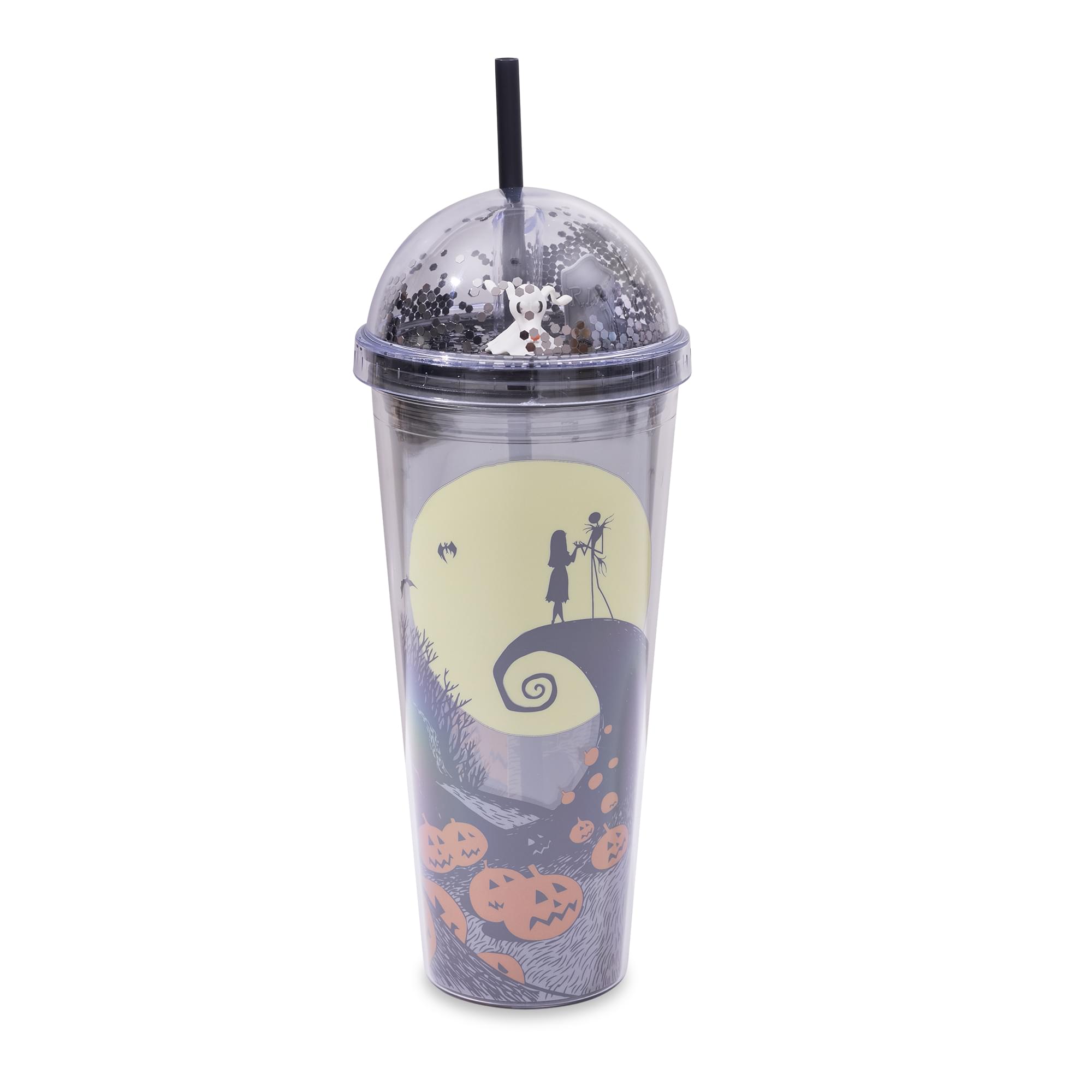 Disney The Nightmare Before Christmas Zero 24-Ounce Carnival Cup With Straw