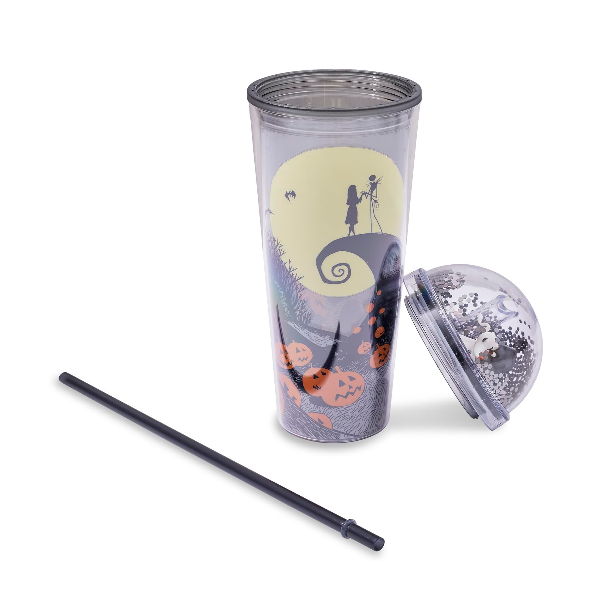 Disney The Nightmare Before Christmas Zero 24-Ounce Carnival Cup With Straw