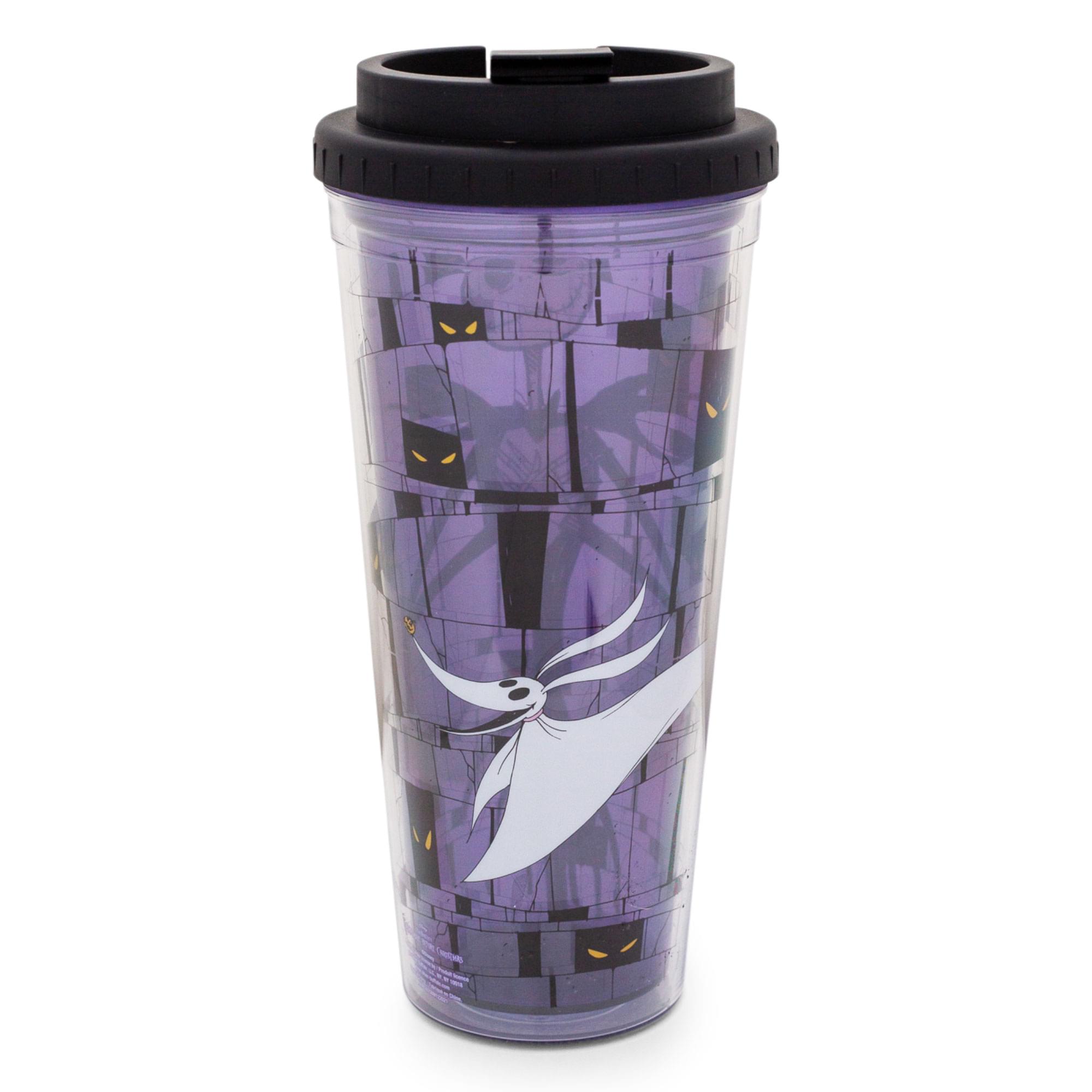 Disney The Nightmare Before Christmas Jack Skellington Plastic Travel Tumbler With Lid