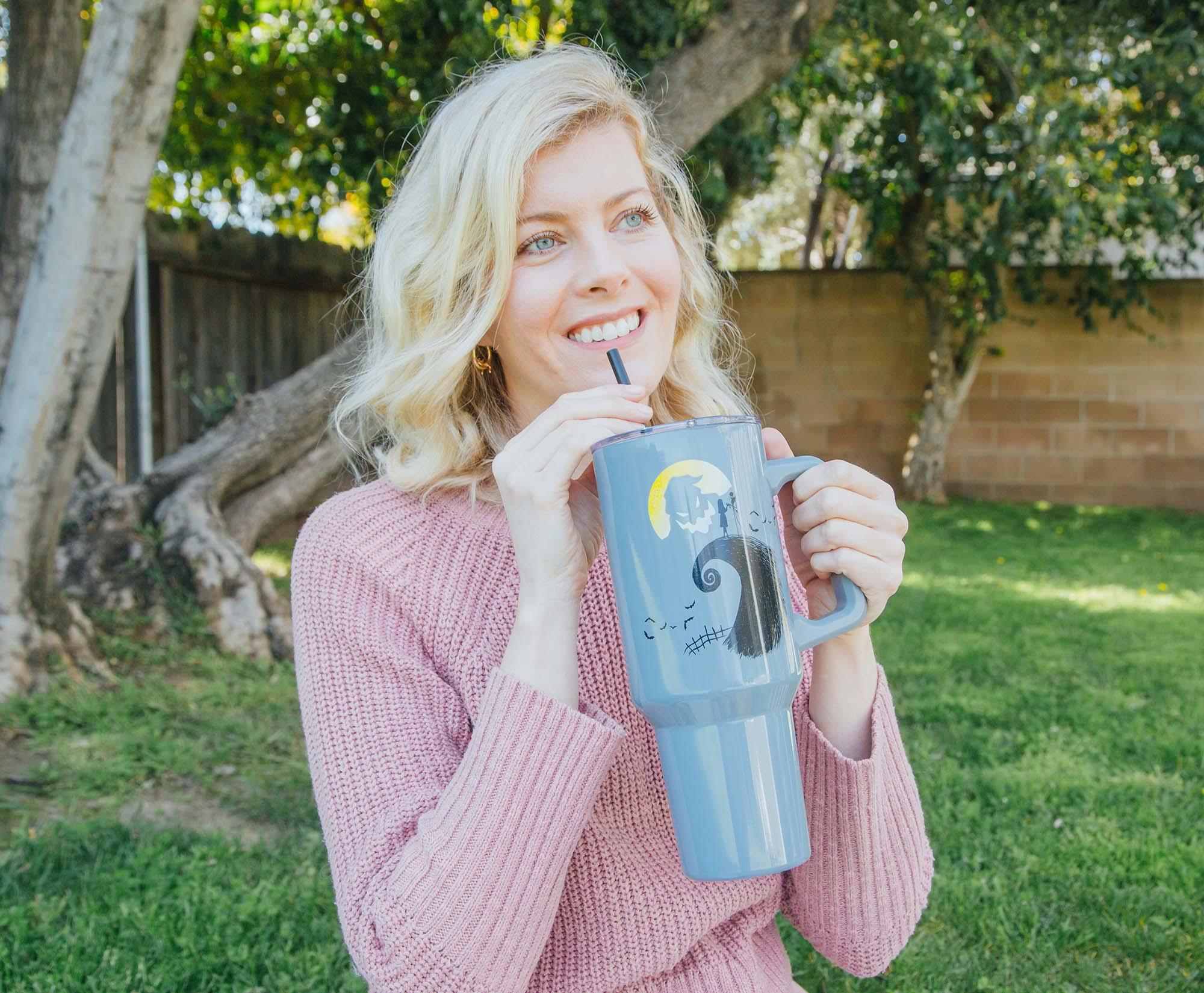 Disney's The Nightmare Before Christmas Spiral Hill Stainless Steel Tumbler