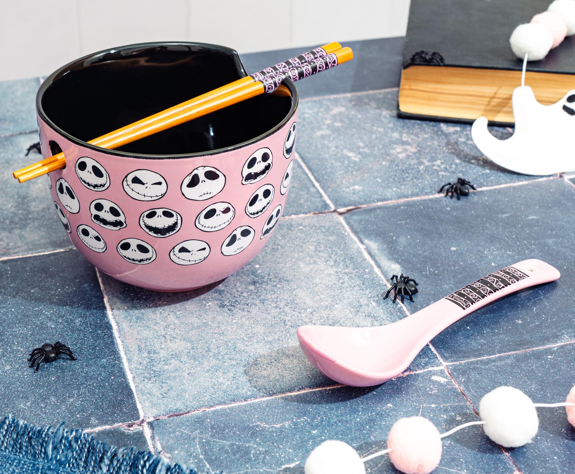 Disney The Nightmare Before Christmas Jack Skellington Ramen Bowl Set