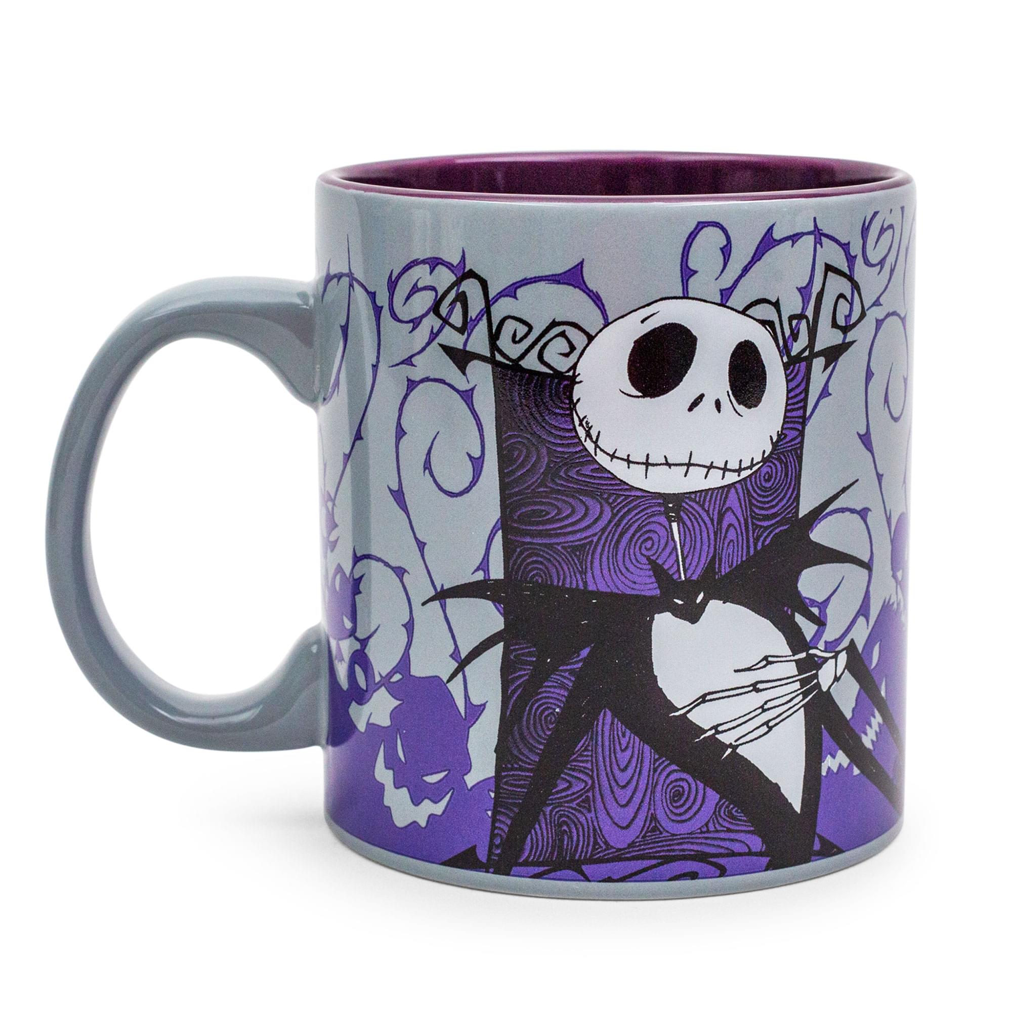 Disney The Nightmare Before Christmas Jack Skellington Purple Ceramic Mug