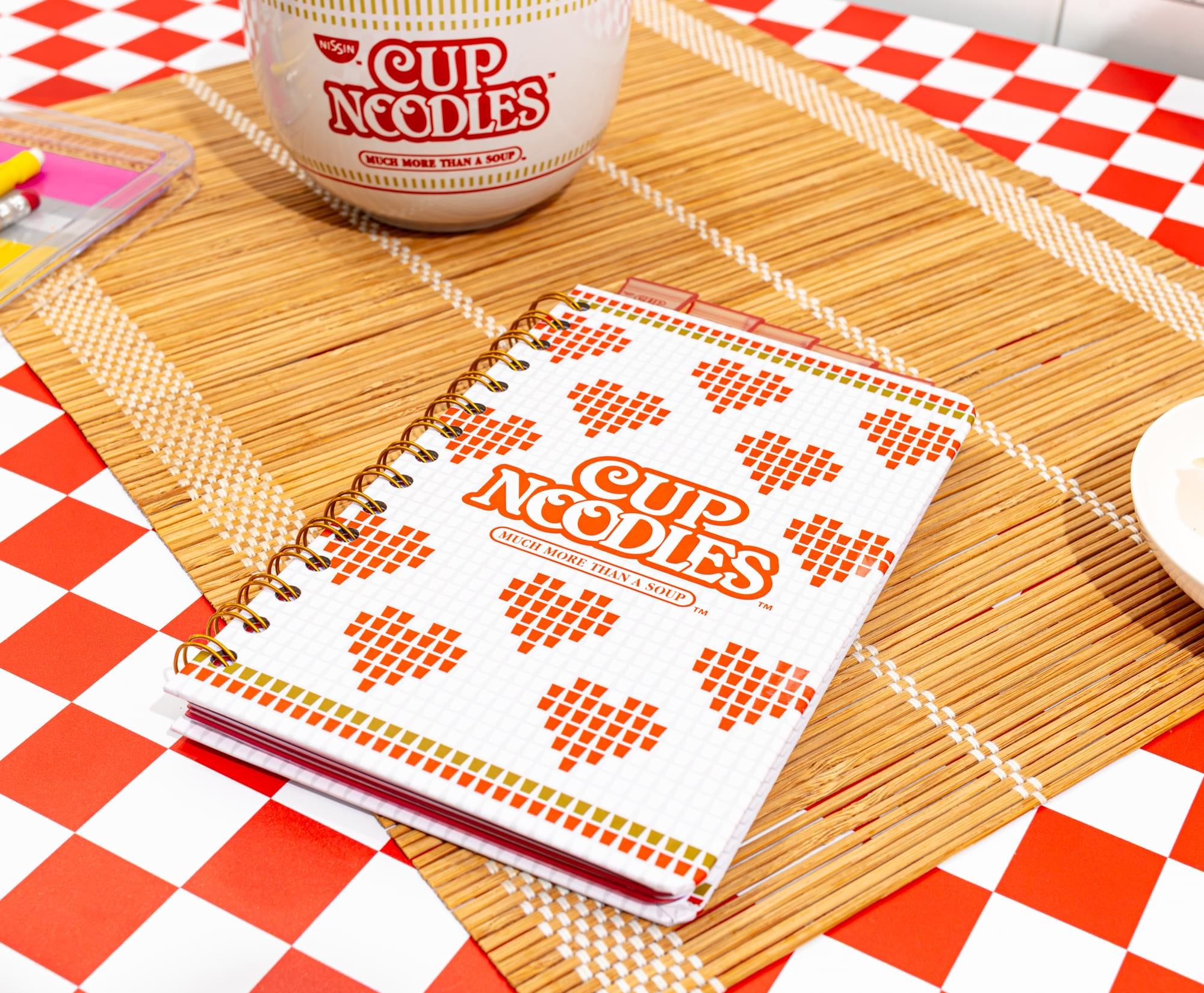 Nissin Cup Noodles 5-Tab Spiral Notebook | 5 x 8 Inches