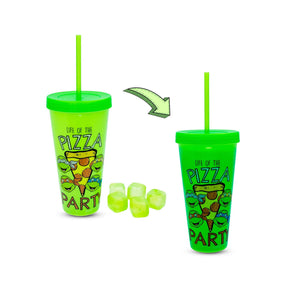 Teenage Mutant Ninja Turtles "Pizza Party" Color-Changing Plastic Tumbler