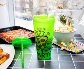 Teenage Mutant Ninja Turtles "Pizza Party" Color-Changing Plastic Tumbler