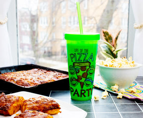 Teenage Mutant Ninja Turtles "Pizza Party" Color-Changing Plastic Tumbler