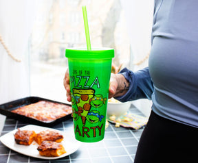 Teenage Mutant Ninja Turtles "Pizza Party" Color-Changing Plastic Tumbler