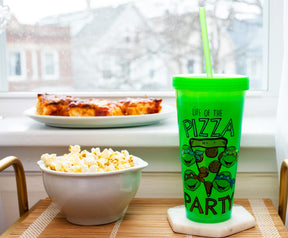 Teenage Mutant Ninja Turtles "Pizza Party" Color-Changing Plastic Tumbler