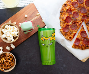 Teenage Mutant Ninja Turtles Michelangelo Stainless Steel Tumbler With Lid