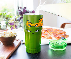 Teenage Mutant Ninja Turtles Michelangelo Stainless Steel Tumbler With Lid