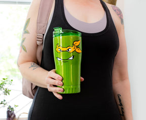 Teenage Mutant Ninja Turtles Michelangelo Stainless Steel Tumbler With Lid