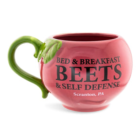 The Office Schrute Farms Beet 3D Sculpted Ceramic Mug | Holds 20 Ounces