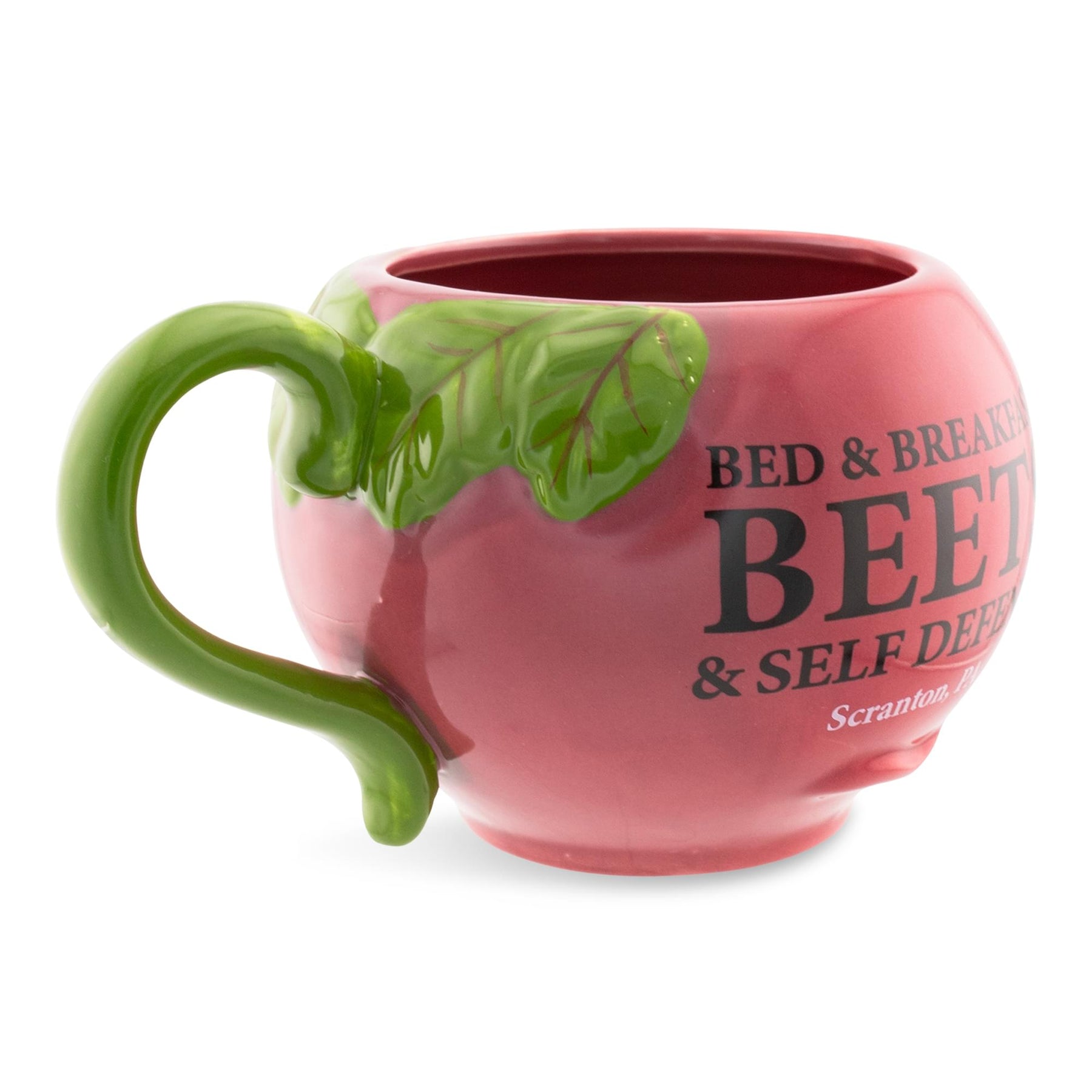 The Office Schrute Farms Beet 3D Sculpted Ceramic Mug | Holds 20 Ounces