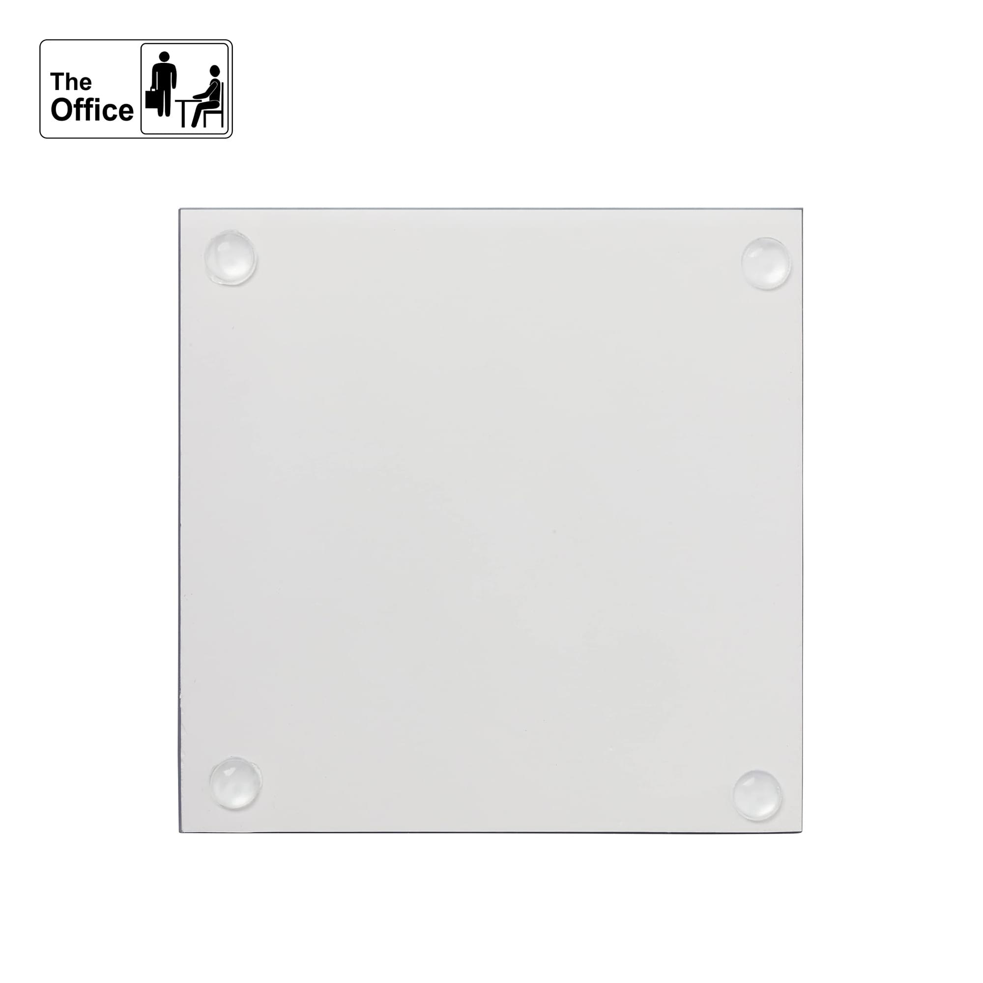 The Office Star Faces Glass Drink Coasters | Set of 4