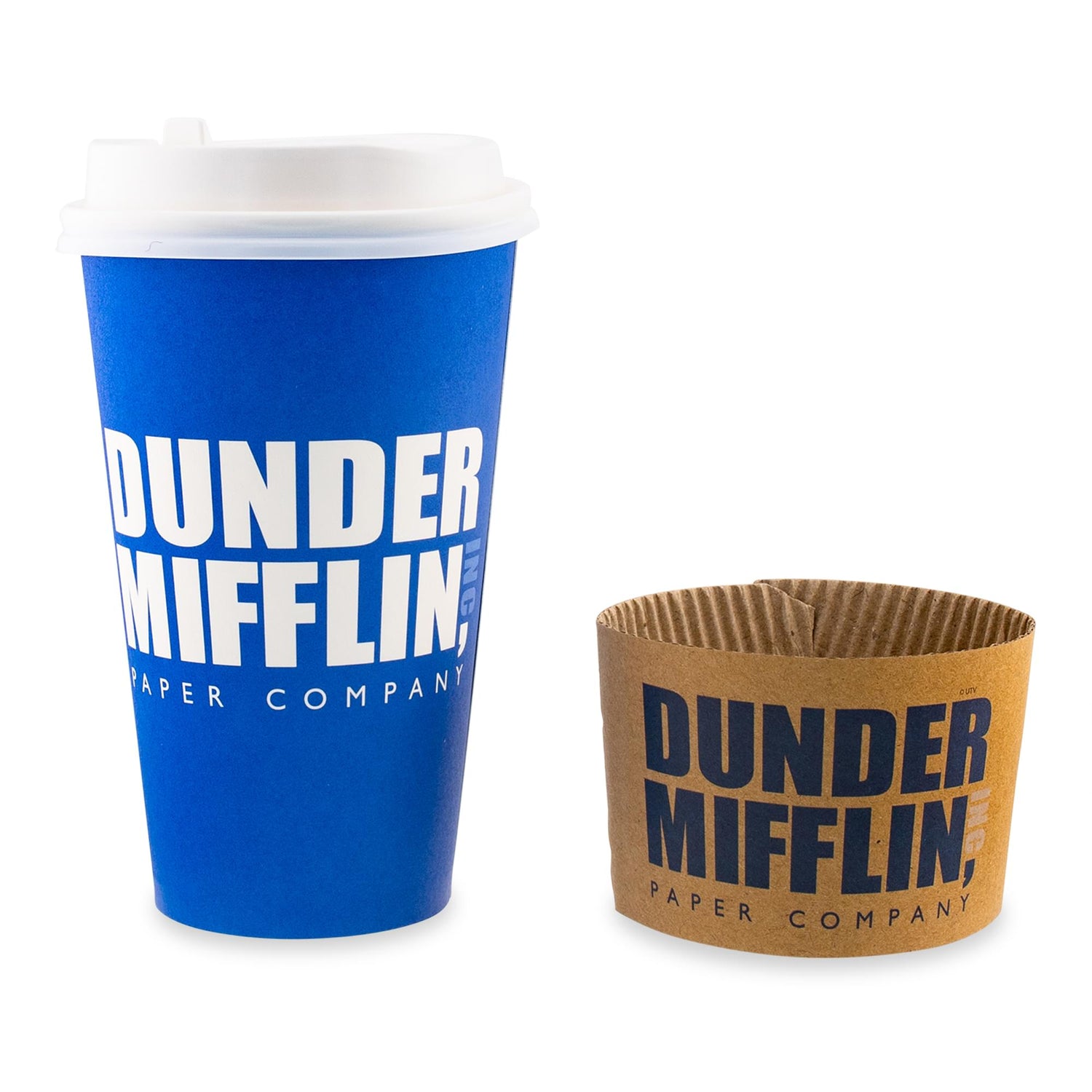 The Office Dunder Mifflin 16oz Paper Travel Cups | Free Shipping