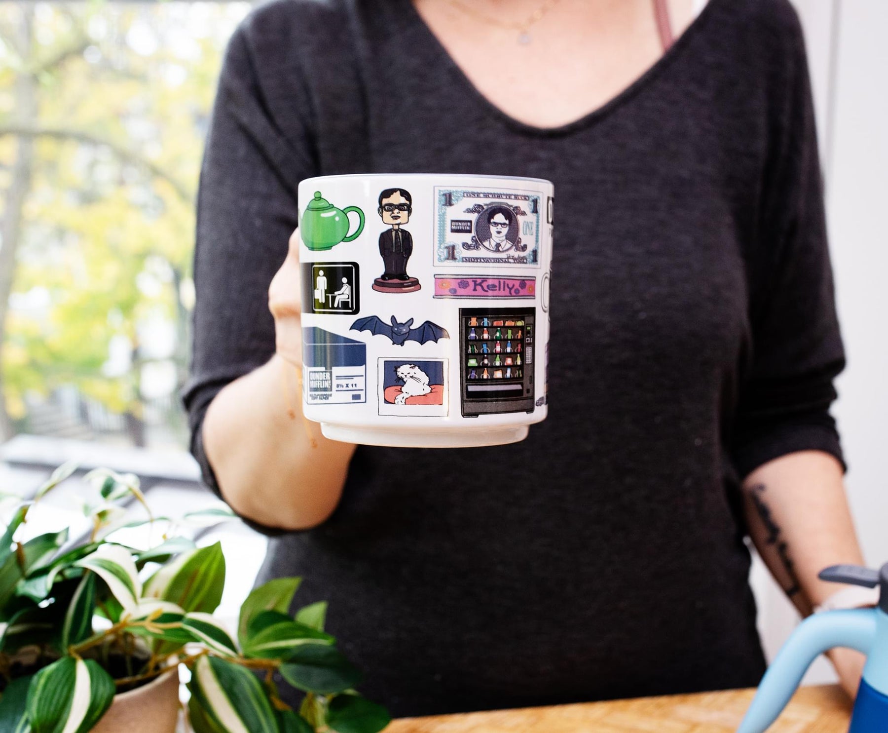 The Office Icons Ceramic Mug | Holds 13 Ounces
