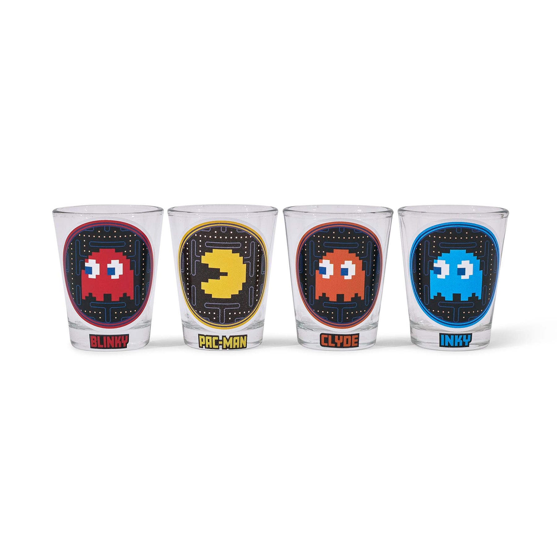 PAC-MAN Pixelated 1-Ounce Mini Shot Glass Set
