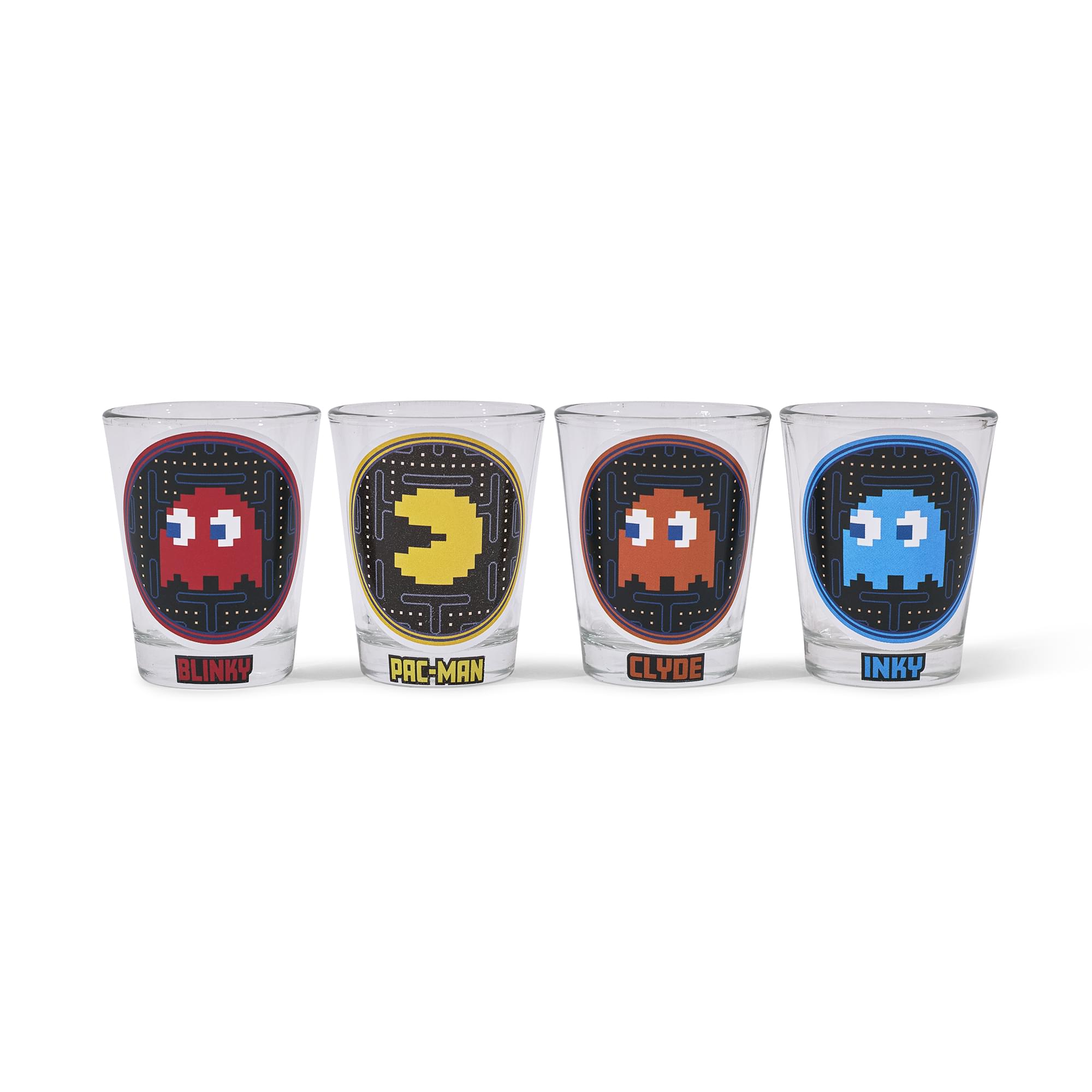 PAC-MAN Pixelated 1-Ounce Mini Shot Glass Set