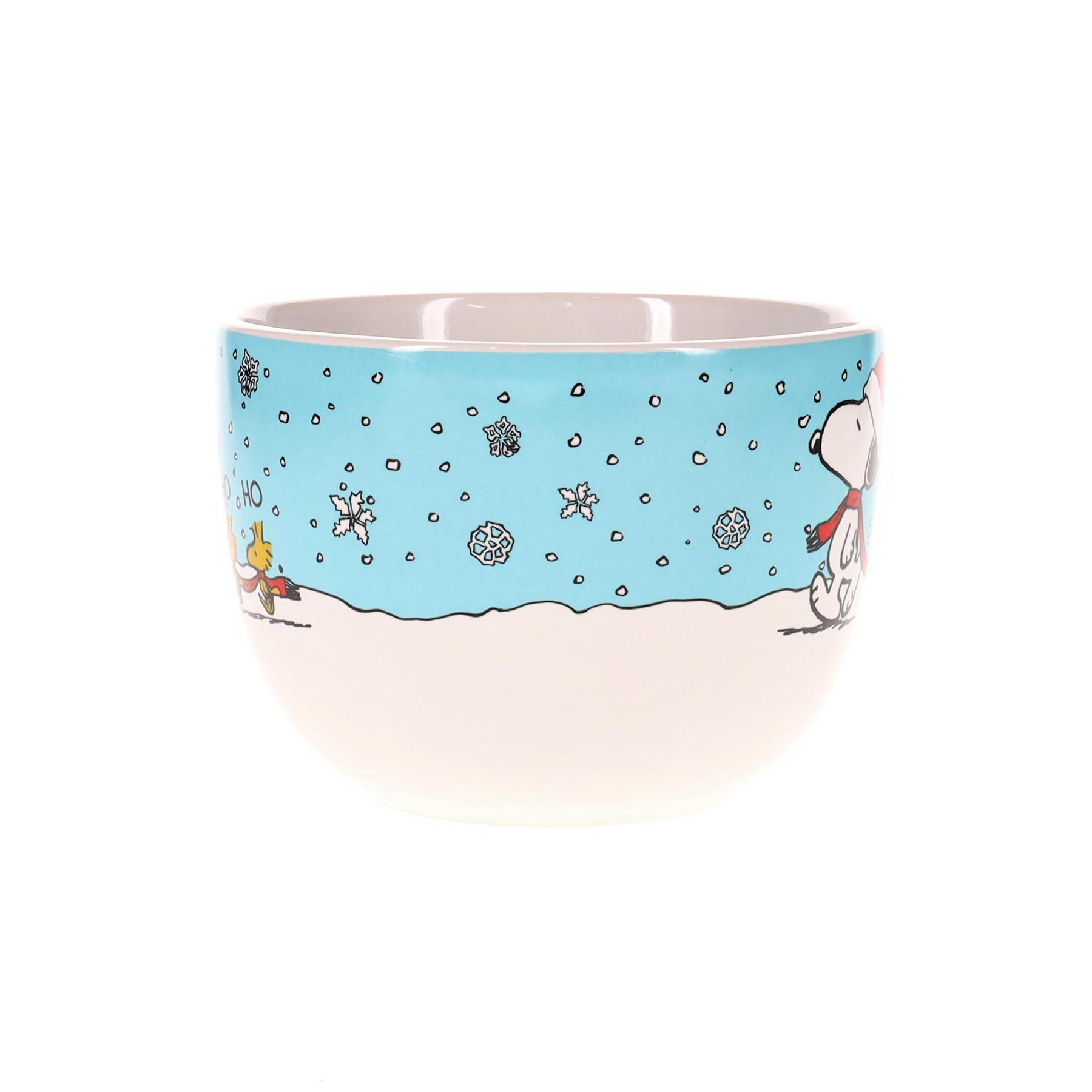 Peanuts Snoopy and Woodstock Holiday Ceramic Soup Mug | Holds 24 Ounces