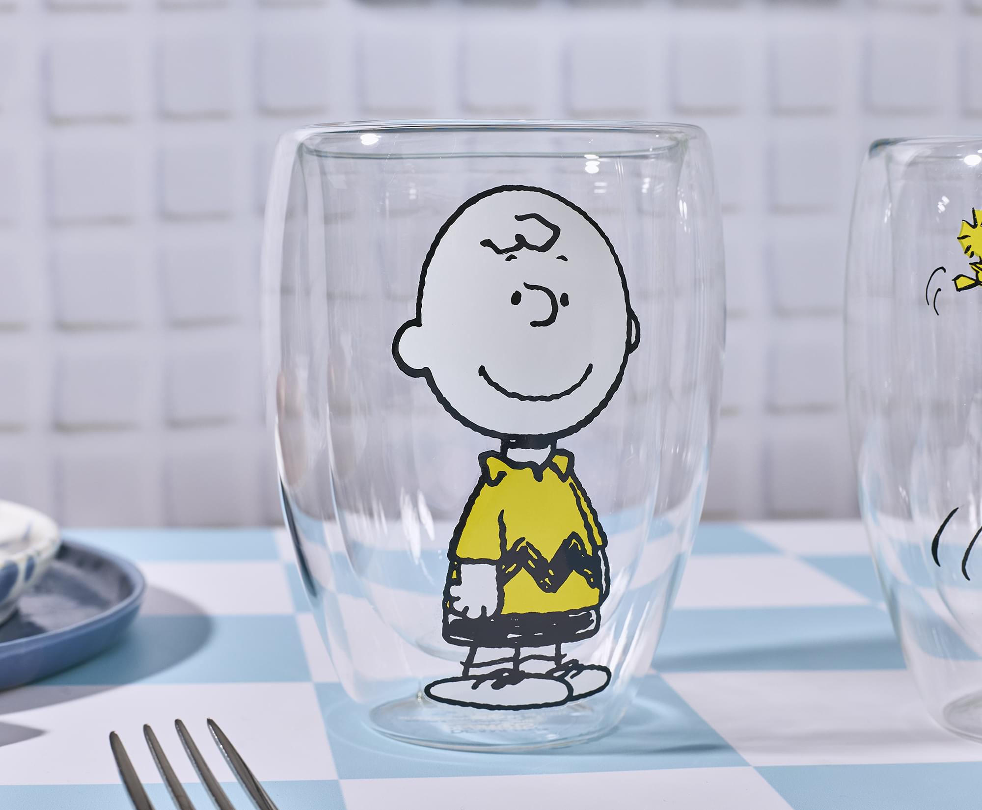 Peanuts Charlie Brown and Snoopy 12-Ounce Glasses | Set Of 2