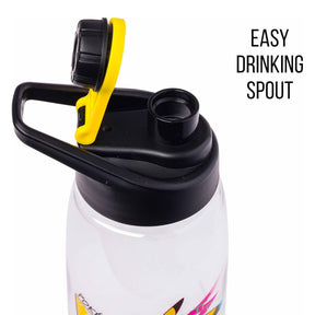 Pokemon Pikachu "Electrifying" Water Bottle With Handle Lid | Holds 28 Ounces