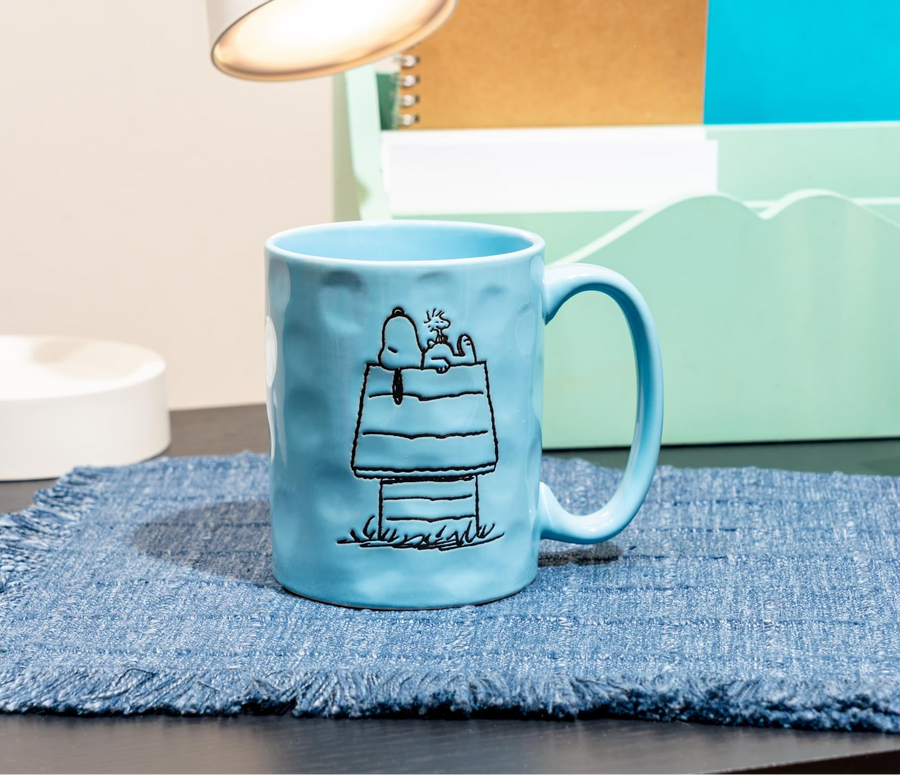 Snoopy and Woodstock Pottery Mug